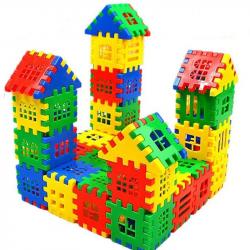 Dětské plastové puzzle dům 24 kusů