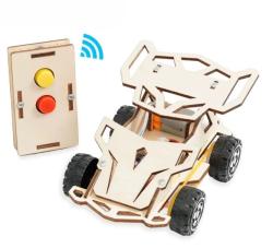 Autíčko na dálkové ovládání - Elektrická stavebnice
