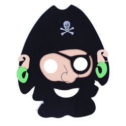 Maska pirátská 2 ks
