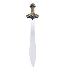 Rytířský meč s bronzovou rukojetí