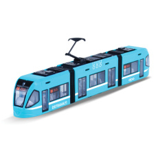 Moderní tramvaj DPO Ostrava modrá 47 cm
