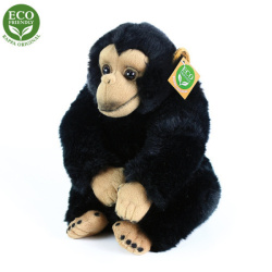 Plyšová opice sedící 25 cm ECO-FRIENDLY.