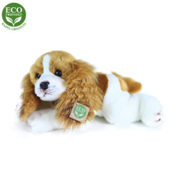 Plyšový pes kavalír king charles španěl ležící 30 cm ECO-FRIENDLY